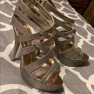 F21 Glitter Cage Stilettos 👠 NWOT